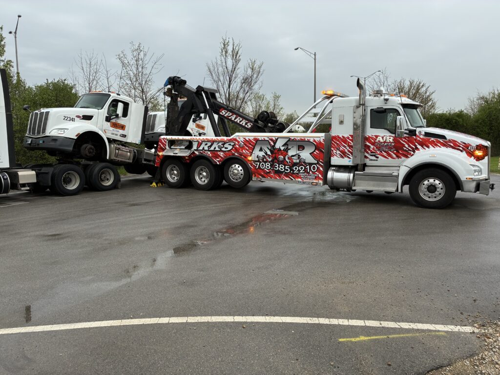 tow truck near me now, alsip, il, chicago suburbs, ar sparks heavy towing