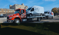 flatbed tow truck, sprinter van, alsip, chicagio, il, ar sparks heavy towing inc