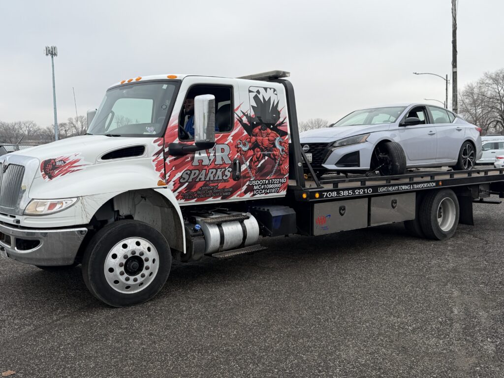 flatbed towing near me, alsip, il, ar sparks heavy towing inc